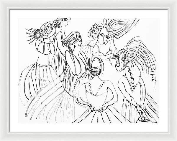 Dancers - Framed Print