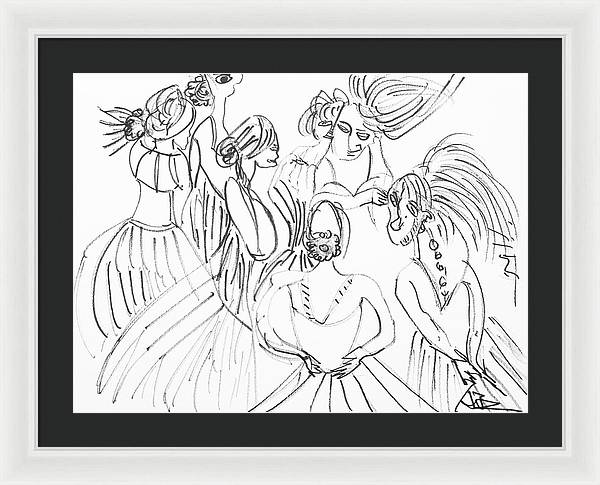 Dancers - Framed Print