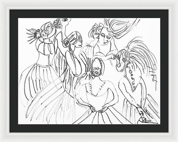 Dancers - Framed Print