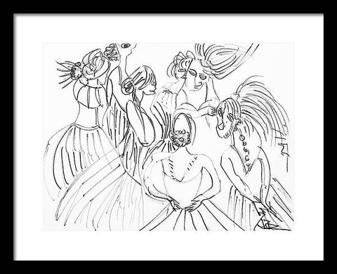 Dancers - Framed Print