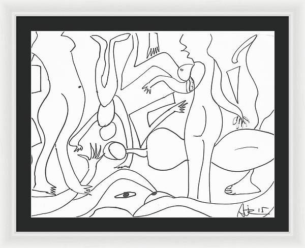 Figures - Framed Print