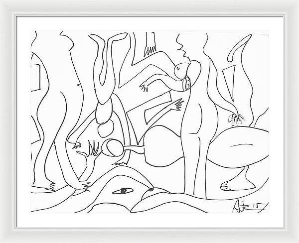 Figures - Framed Print