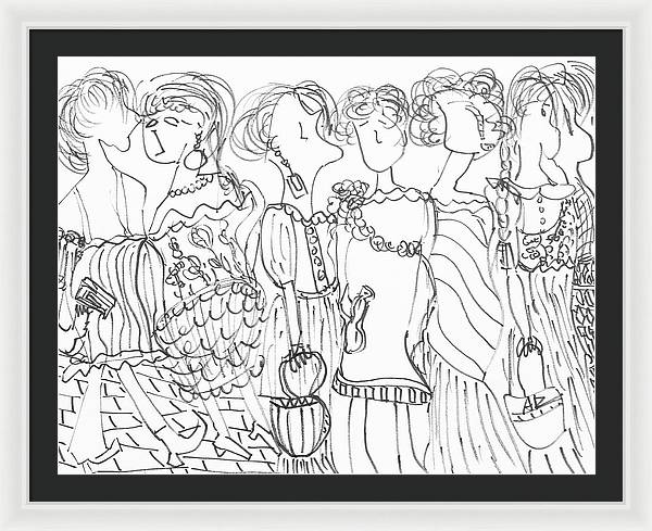 Ladies on 5th Ave - Framed Print