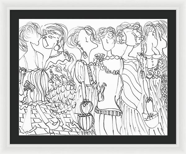 Ladies on 5th Ave - Framed Print