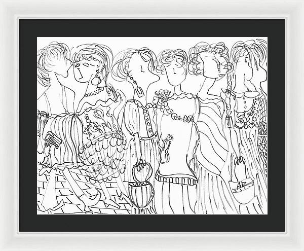 Ladies on 5th Ave - Framed Print