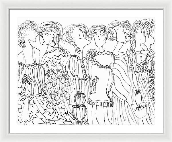 Ladies on 5th Ave - Framed Print