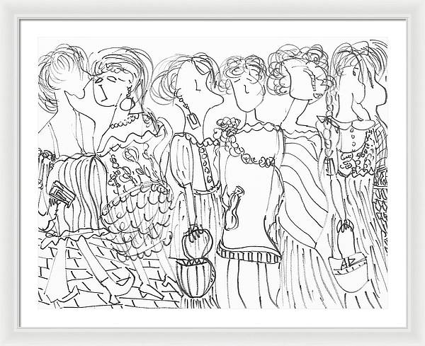 Ladies on 5th Ave - Framed Print